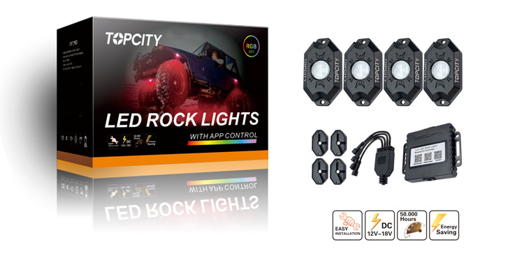 topcity have best jeep led rock lights,rigid industries lights,jeep jk rock lights,motorcycle led lights,rock led，blue rock lights,jeep wrangler rock lights,green rock lights,best led rock lights manufacturer, auto led supplier, auto led factory, auto led exporter